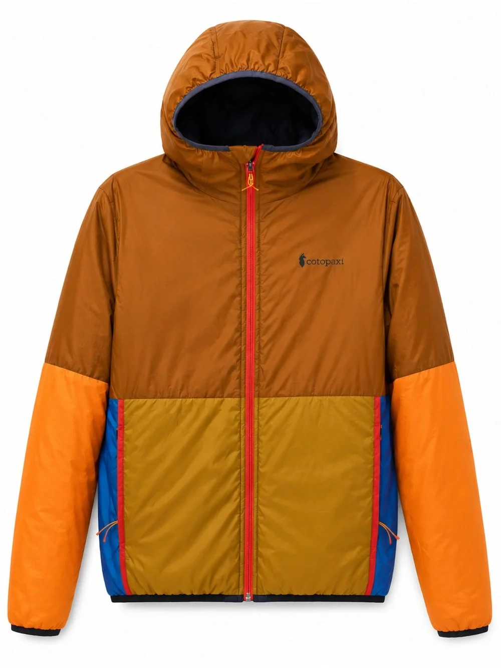 Cotopaxi Reversible Insulated Hooded Jacket Men’s Small Colorblock Navy Puf coat